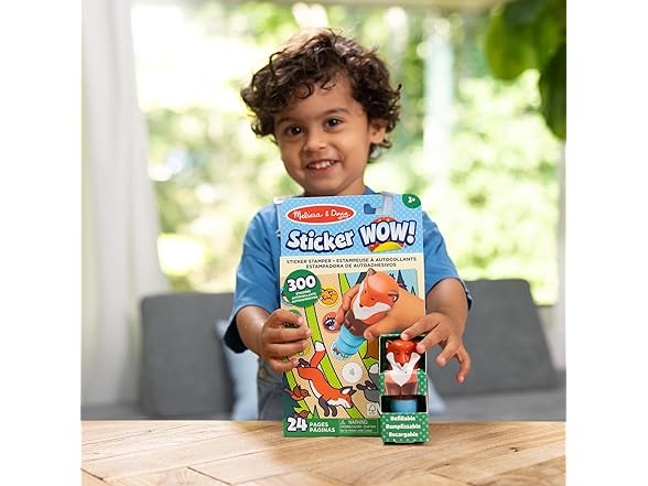 Melissa & Doug Sticker Wow!™ 24-Page Activity Pad Fox