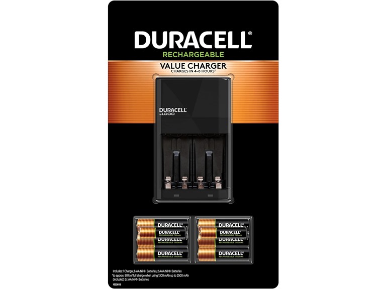 Duracell Rechargeable Batteries & Charger Bundle