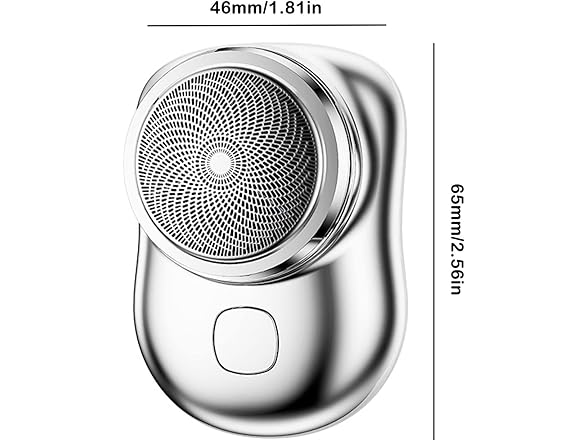GYLCTOM Mini Shaver Portable -sliver