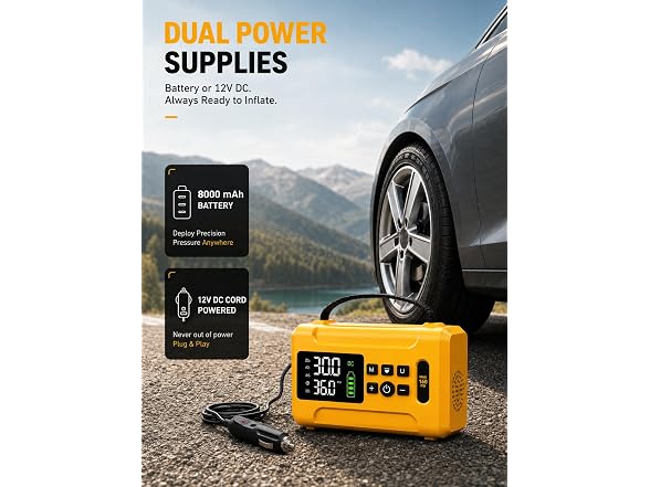 KANWITY Tire Inflator Air Compressor