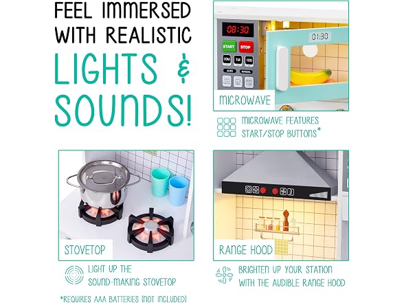 Kitchen Playset With Working Sink