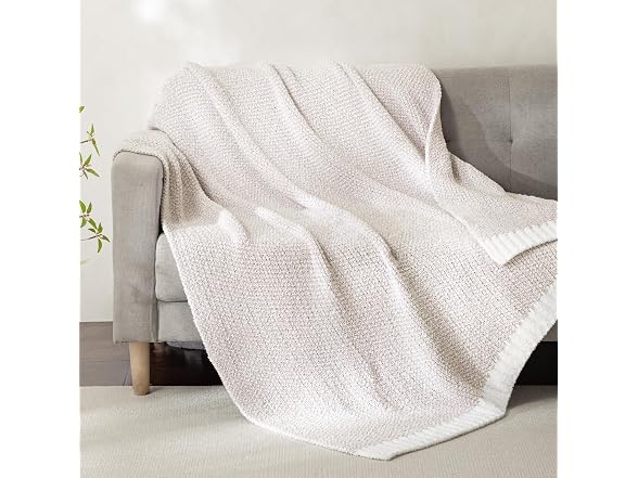 Whale Flotilla Knit Throw Blanket