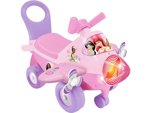 Disney Princess Animated Lights Activity Plane Ride On