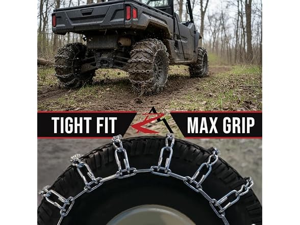 The ROP Shop | Pair 2 Link TIRE Chains Ride