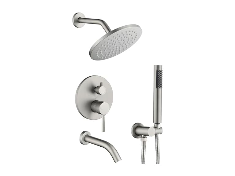 RF SUNUAN YJ-03-BN Shower System with Tub Spout Brushed 