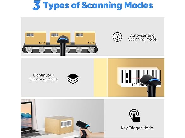 Topwise G1-B 1D 2D Wireless Barcode