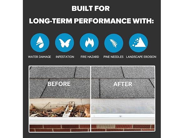 Sukhavati home 5in Gutter Guards 48FT