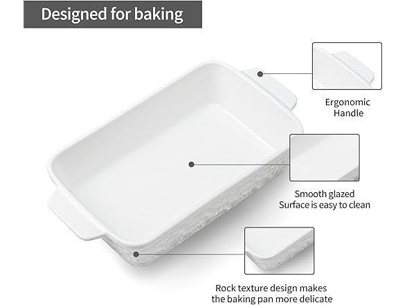 Dafuceramic Baking Dish Set of 4