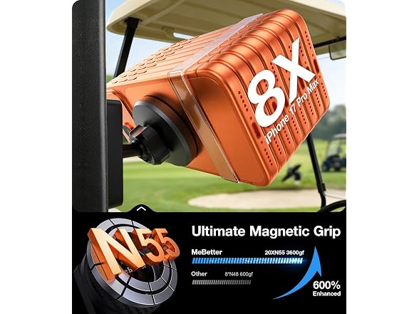 MeBetter Golf Cart Phone Holder