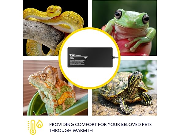 iPower Reptile Heating Pad, Under Tank Heater