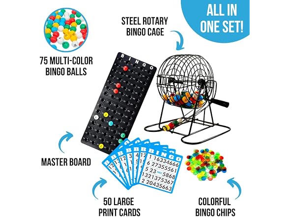 Regal Games Regal Bingo Deluxe Game Set f