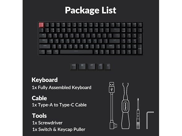 Keychron K4 96% Layout QMK Wireless Keyboard