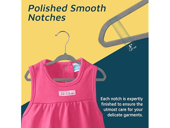 Lifemaster Velvet Kids Hangers Pack
