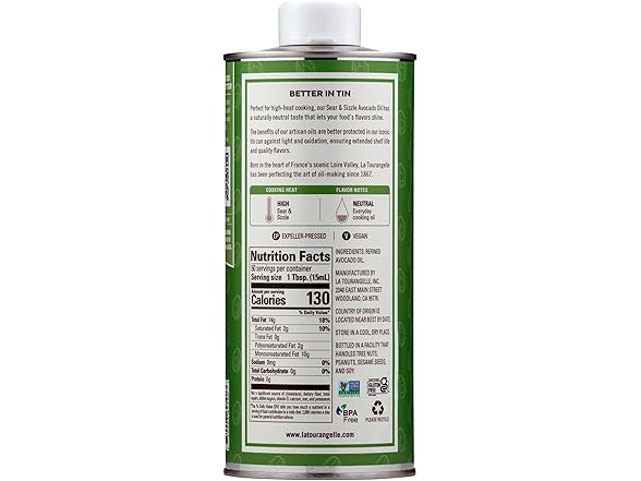 La Tourangelle, Sear & Sizzle Avocado Oil