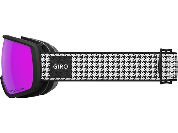 Black/White Lux Strap with VIVID Pink Lens
