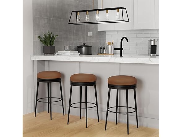 Hillsdale Aubrie Metal Counter Height Swivel Stool