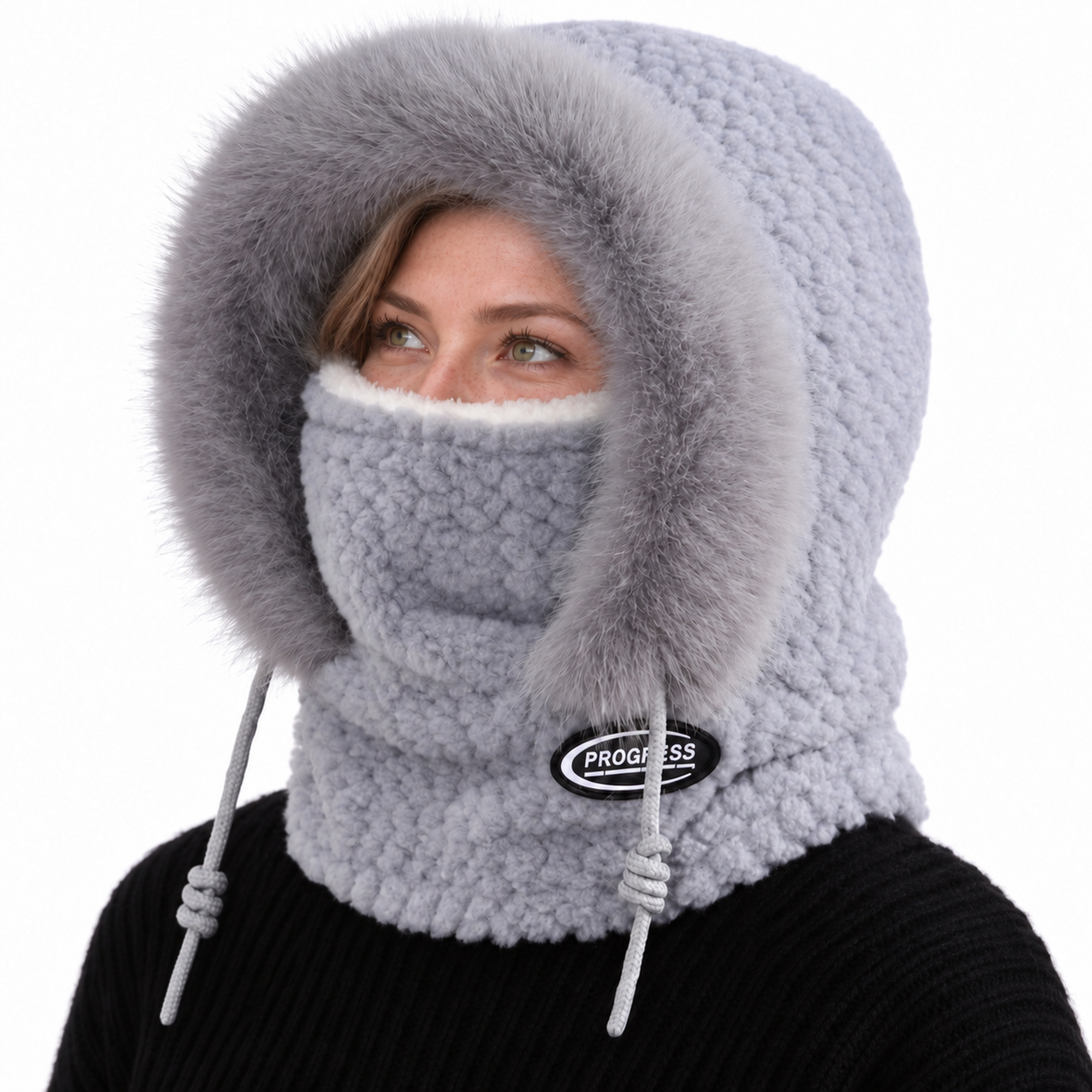 Balaclava Hood Scarf Hat - Gallery 3