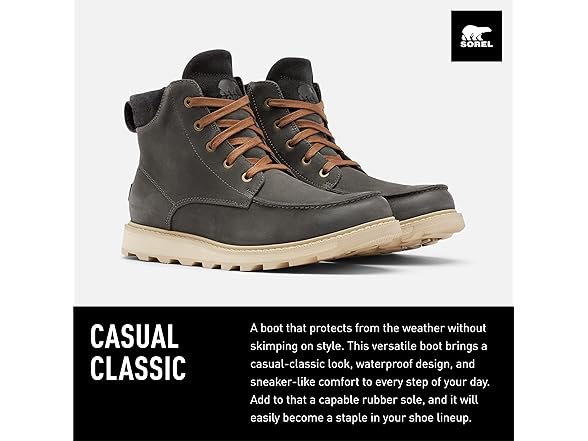 SOREL Men's Madson ll Moc Waterproof Boots