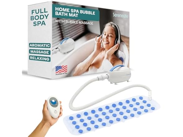 SereneLife Portable Spa Bubble Bath Massager