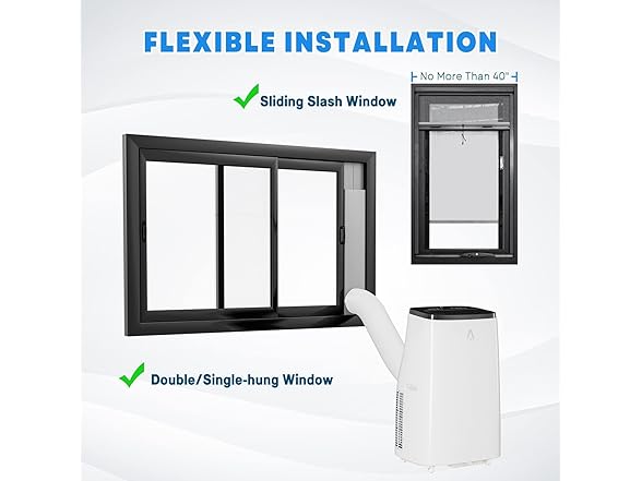 dainslef 14000 BTU Portable Air Conditioner 3-in-1