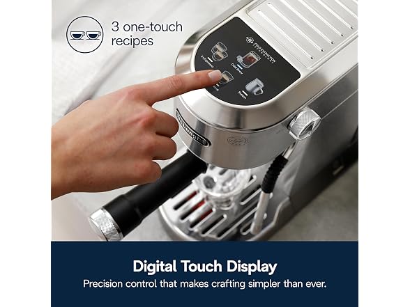 De'Longhi Dedica Duo Compact Espresso Machine Stainless Steel