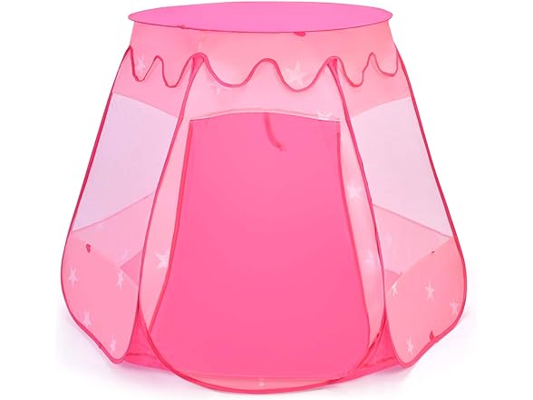 Costzon Princess Pop Up Tent w/ 100 Balls Included