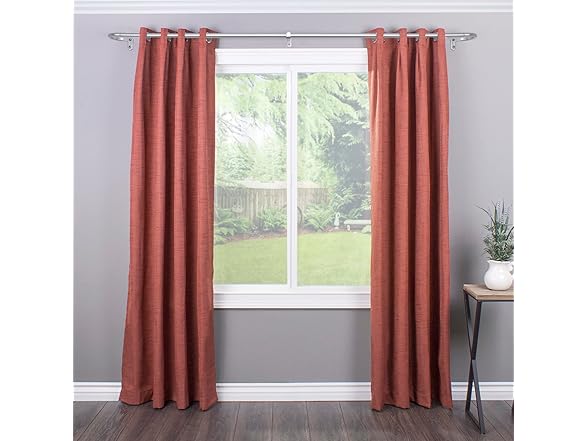 Decopolitan Rolando 5/8" Room Darkening Rod Set 28-4