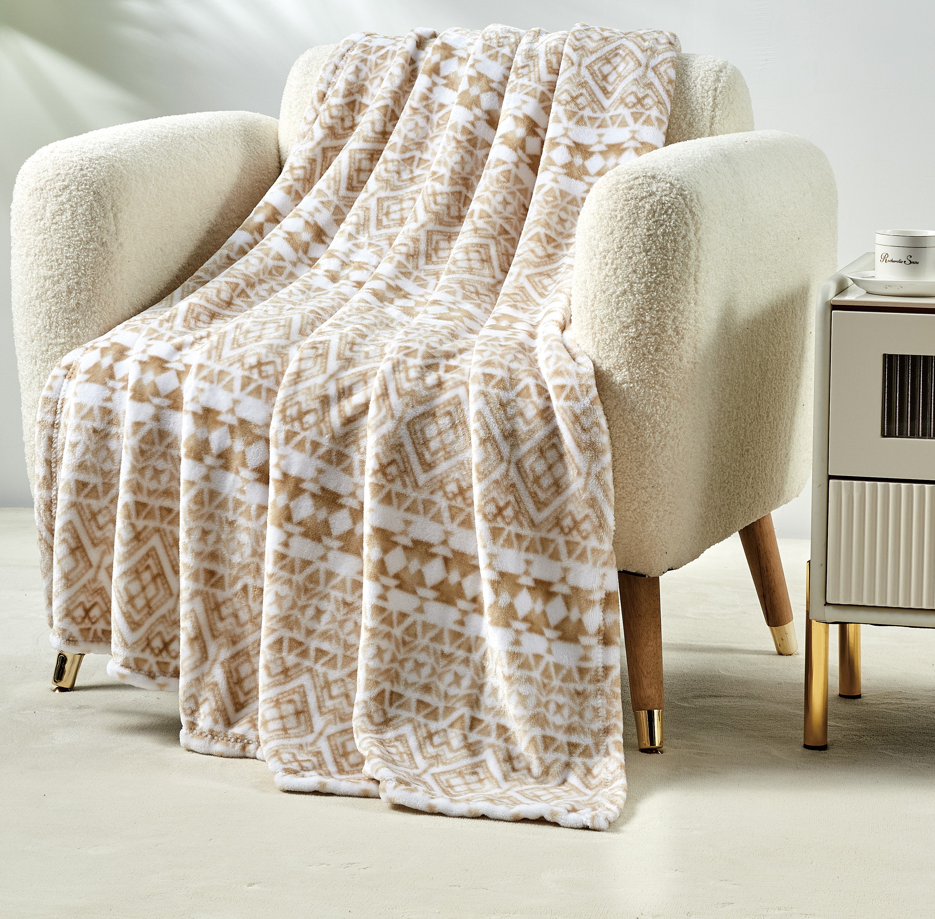 2Pk Printed Throw Blankets 50x60" - Gallery 40