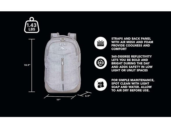 High Sierra Swerve Pro, Silver Heather