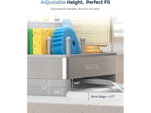 Nacial Sponge Holder for Kitchen Sink