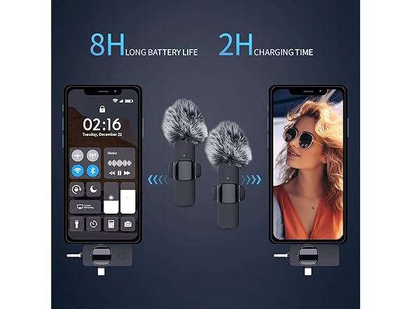 HITROLINK Wireless Lavalier Microphone w/ Cover