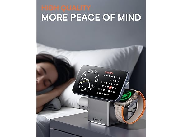 ZEEHOO 3 in 1 Charging Station for Apple