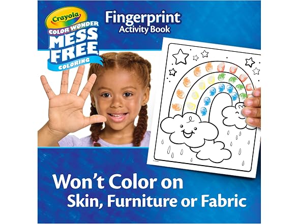 Crayola Color Wonder Mess Free Fingerprint Activity Book