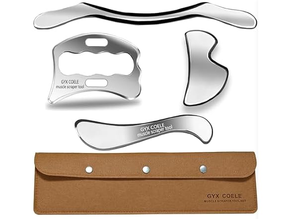 GYX COELE 4 in 1 Muscle Scraper Tool Set