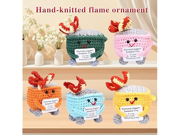 5PCS Emotional Support Dumpster Doll