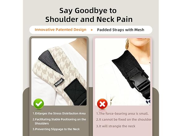 Lujifo Premium Cotton Baby Sling Carrier