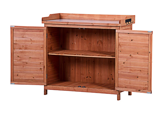 Red Barrel Studio Garden Potting Bench w/ Storage
