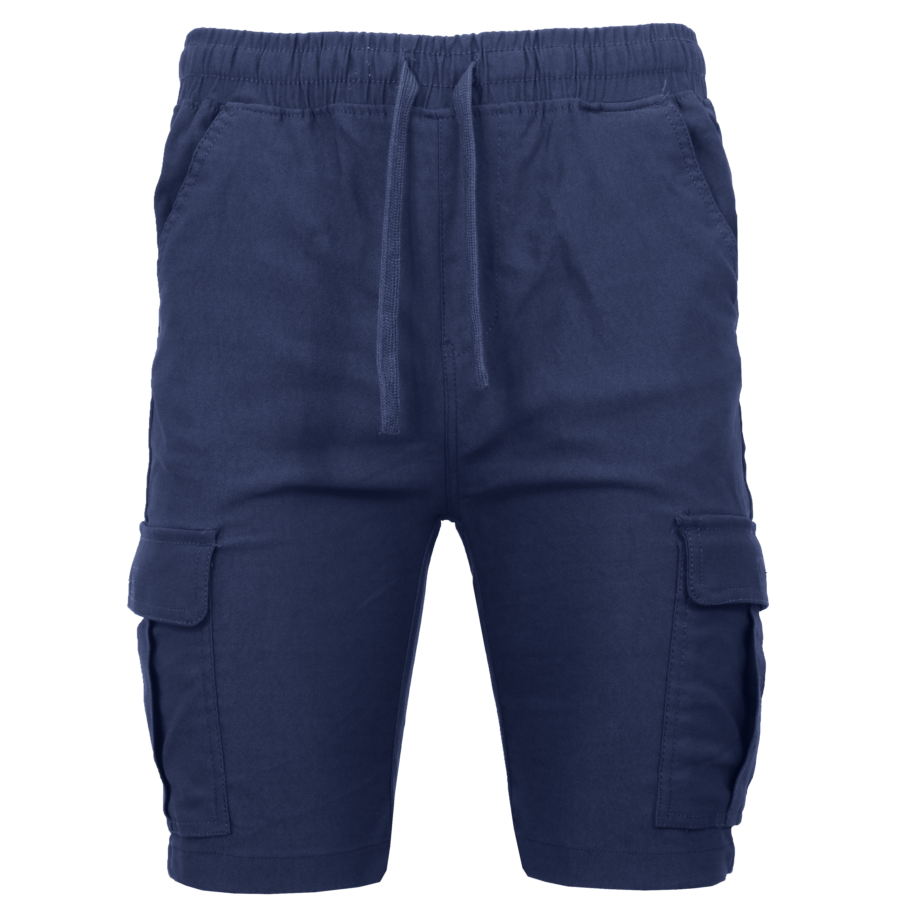 Mens Super Stretch Pull-On Cargo Shorts - Gallery 51