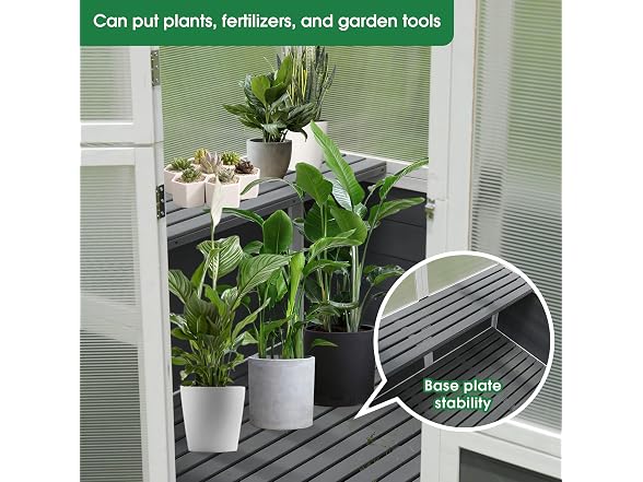 GLANZEND Polycarbonate Greenhouse