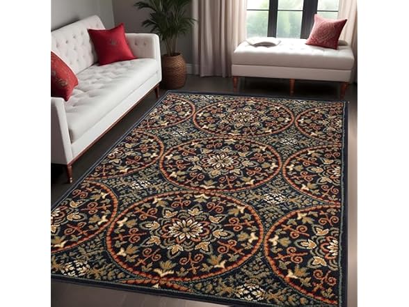 Superior Indoor Area Rug, Plush Carpet Cover
