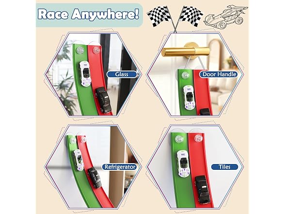 Flex Tracks 15 Ft Starter Race Track Set