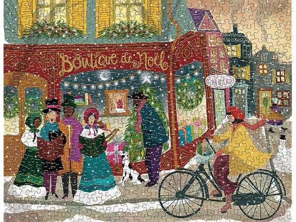 Springbok Boutique de Noel 500 Piece Jigsaw Puzzle