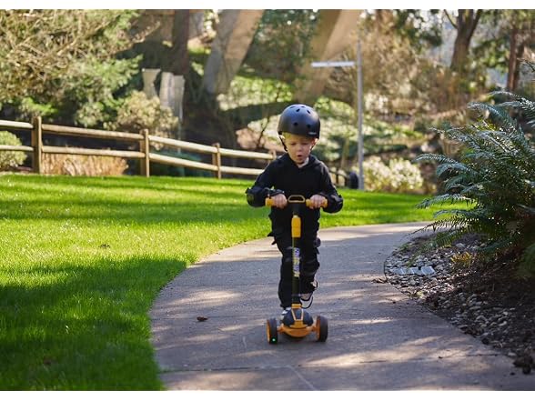 Nattork Orange Kids Scooter for Age 3-8