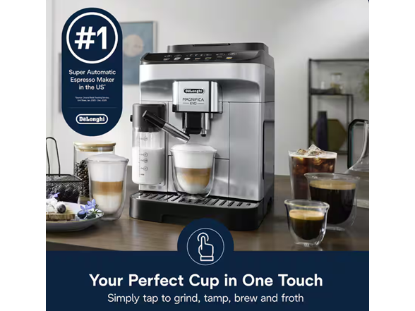 Magnifica Evo Automatic Espresso Machine w LatteCrema System