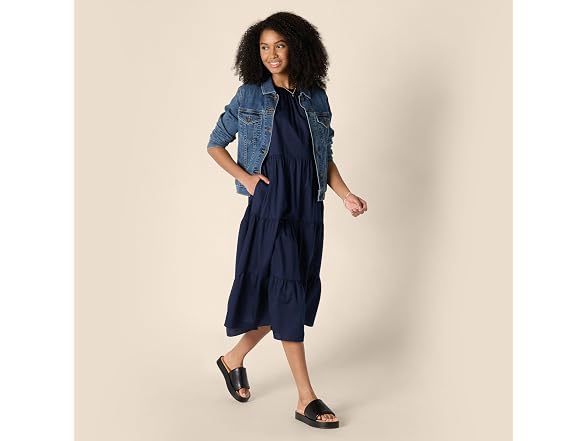 Amazon Essentials Women Regular-fit Dress Navy
