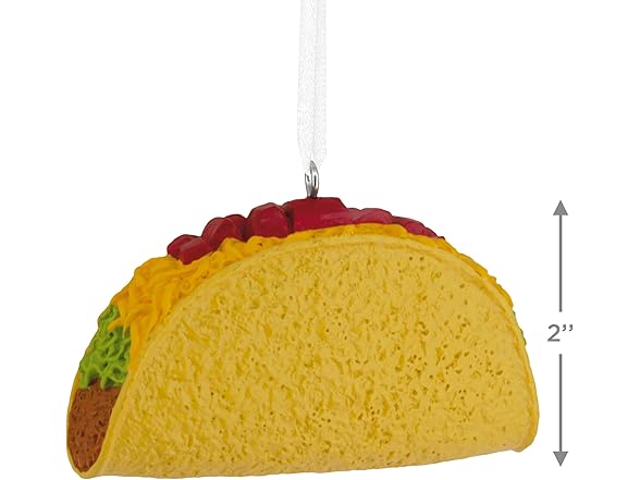 Hallmark Hallmark Taco Christmas Ornament, Food G