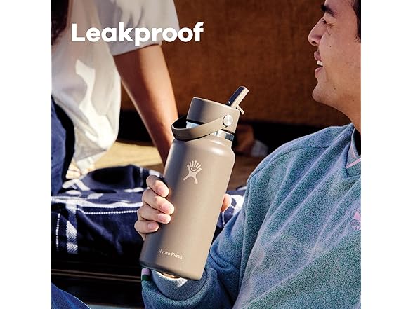 Hydro Flask Wide Mouth Straw Cap 40 oz, Starlight