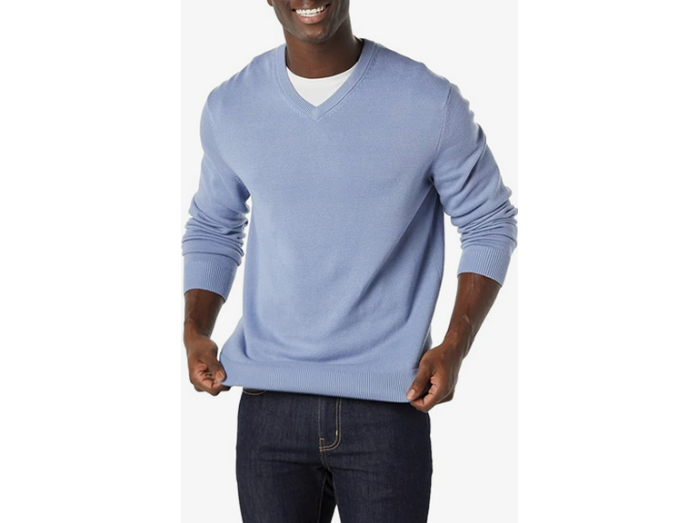 Amazon Essentials Men's V-Neck Pullover Sweater