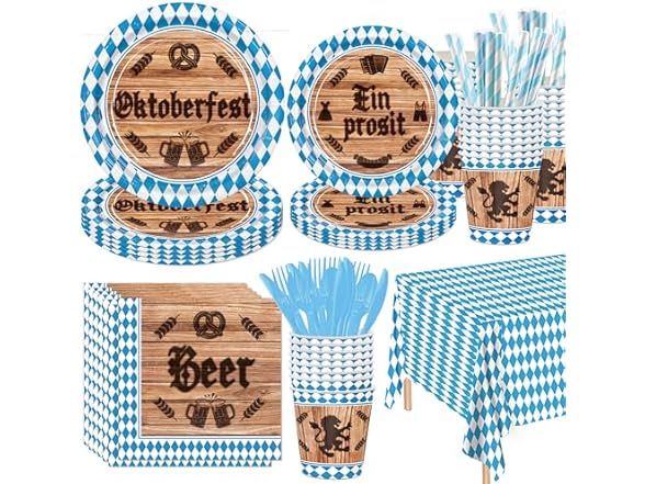 Oktoberfest Party Dinnerware Set