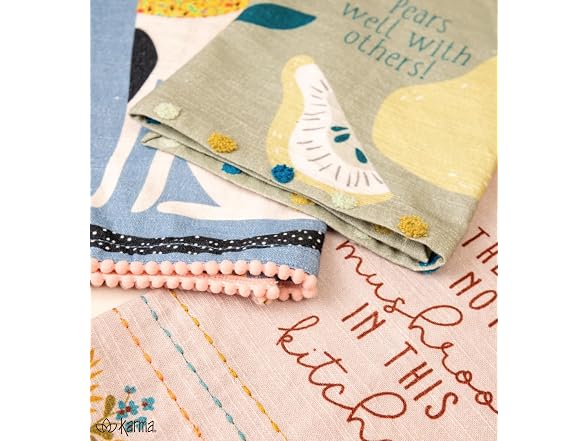 Karma, Valentines Tea Towel, 100% Cotton Hand Towel
